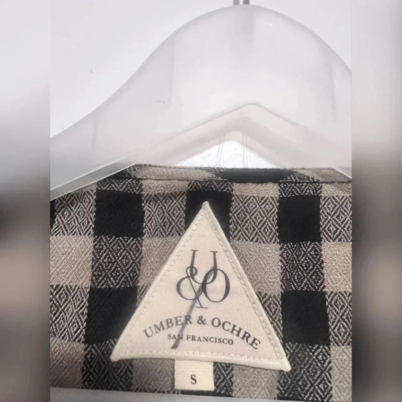 UMBER & OCHRE GWEN TOP - WOOL PLAID NEW - Picture 3 of 9